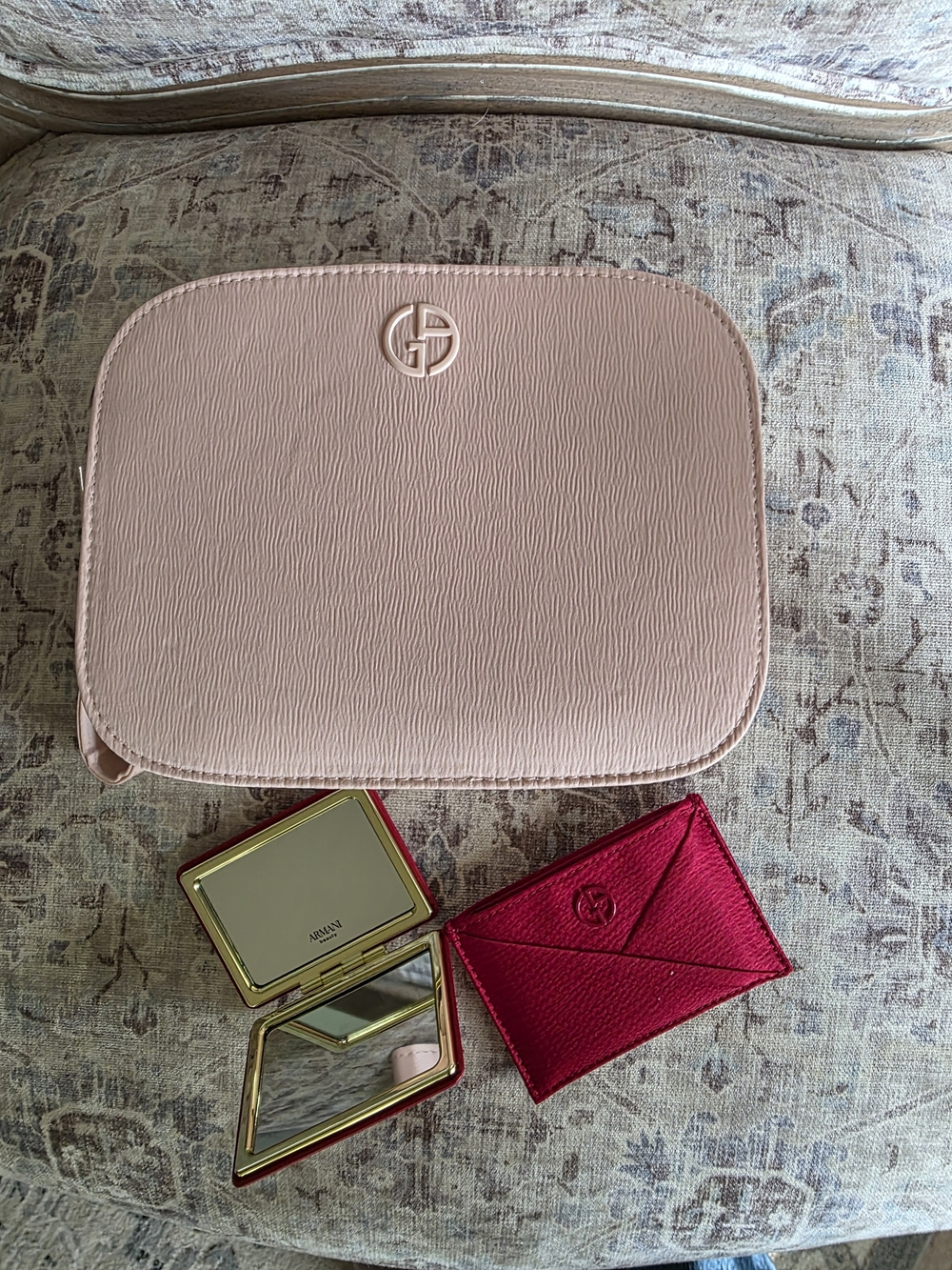Giorgio Armani Cosmetic Bag & Mirror
